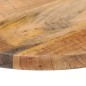 vidaXL Tablero de mesa redondo madera maciza mango rugosa Ø 40x3,8 cm vidaXL Tablero de mesa redondo madera maciza mango rugosa Ø 40x3,8 cm
