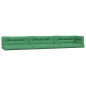 vidaXL Cojines para palés 7 piezas tela verde vidaXL Cojines para palés 7 piezas tela verde