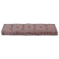 vidaXL Cojín para palés algodón gris taupe 120x40x7 cm vidaXL Cojín para palés algodón gris taupe 120x40x7 cm