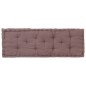 vidaXL Cojín para palés algodón gris taupe 120x40x7 cm vidaXL Cojín para palés algodón gris taupe 120x40x7 cm