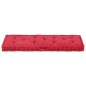 vidaXL Cojín para palés algodón burdeos 120x40x7 cm vidaXL Cojín para palés algodón burdeos 120x40x7 cm