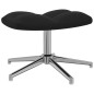 vidaXL Silla de relajación con reposapiés terciopelo negro vidaXL Silla de relajación con reposapiés terciopelo negro