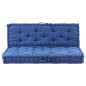 vidaXL Cojines para muebles de palés 2 unidades algodón azul claro vidaXL Cojines para muebles de palés 2 unidades algodón azul claro