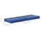 vidaXL Cojines para muebles de palés 2 unidades algodón azul claro vidaXL Cojines para muebles de palés 2 unidades algodón azul claro