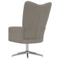 vidaXL Sillón de relax de terciopelo gris claro vidaXL Sillón de relax de terciopelo gris claro