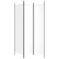vidaXL Biombo divisor de 3 paneles de tela blanco 150x200 cm vidaXL Biombo divisor de 3 paneles de tela blanco 150x200 cm