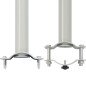 vidaXL Toldo lateral retráctil para patio 100x300 cm gris vidaXL Toldo lateral retráctil para patio 100x300 cm gris