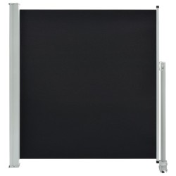 vidaXL Toldo lateral retráctil para patio 140x300 cm negro