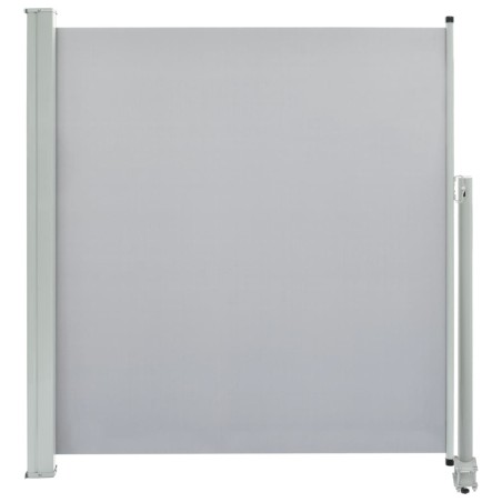 vidaXL Toldo lateral retráctil para patio 140x300 cm gris