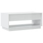 vidaXL Mesa de centro madera contrachapada blanco brillo 102,5x55x44cm vidaXL Mesa de centro madera contrachapada blanco brillo 102,5x55x44cm