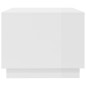 vidaXL Mesa de centro madera contrachapada blanco brillo 102,5x55x44cm vidaXL Mesa de centro madera contrachapada blanco brillo 102,5x55x44cm