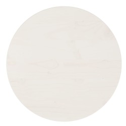 vidaXL Superficie de mesa madera maciza de pino blanco Ø40x2,5 cm