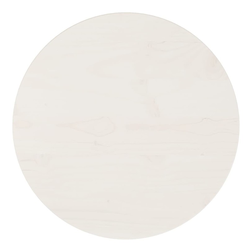 vidaXL Superficie de mesa madera maciza de pino blanco Ø40x2,5 cm vidaXL Superficie de mesa madera maciza de pino blanco Ø40x2,5 cm