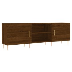 vidaXL Mueble de TV madera de ingeniería roble marrón 150x30x50 cm