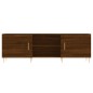 vidaXL Mueble de TV madera de ingeniería roble marrón 150x30x50 cm