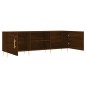 vidaXL Mueble de TV madera de ingeniería roble marrón 150x30x50 cm