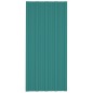 vidaXL Panel para tejado acero galvanizado verde 36 unidades 100x45 cm vidaXL Panel para tejado acero galvanizado verde 36 unidades 100x45 cm