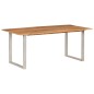 vidaXL Mesa de comedor de madera maciza de acacia 180x90x76 cm vidaXL Mesa de comedor de madera maciza de acacia 180x90x76 cm