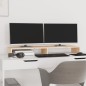 vidaXL Soporte para monitor madera maciza de pino 100x27x10 cm vidaXL Soporte para monitor madera maciza de pino 100x27x10 cm