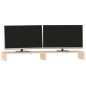 vidaXL Soporte para monitor madera maciza de pino 100x27x10 cm vidaXL Soporte para monitor madera maciza de pino 100x27x10 cm