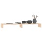 vidaXL Soporte para monitor madera maciza de pino 100x27x10 cm vidaXL Soporte para monitor madera maciza de pino 100x27x10 cm