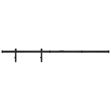 vidaXL Kit mini puerta corredera armario acero carbono 152 cm