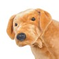 vidaXL Perro labrador de peluche de pie marrón claro XXL vidaXL Perro labrador de peluche de pie marrón claro XXL