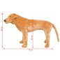 vidaXL Perro labrador de peluche de pie marrón claro XXL vidaXL Perro labrador de peluche de pie marrón claro XXL