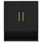 vidaXL Armario de pared madera de ingeniería negro 60x31x70 cm