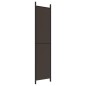 vidaXL Biombo divisor de 4 paneles de tela marrón 200x220 cm vidaXL Biombo divisor de 4 paneles de tela marrón 200x220 cm