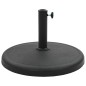 vidaXL Base de sombrilla redonda de poliresina negra 19 kg vidaXL Base de sombrilla redonda de poliresina negra 19 kg