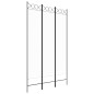 vidaXL Biombo divisor de 3 paneles de tela blanco 120x200 cm vidaXL Biombo divisor de 3 paneles de tela blanco 120x200 cm