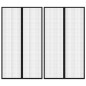 vidaXL Mosquiteras para puerta bloque magnético 2 uds negro 200x80 cm vidaXL Mosquiteras para puerta bloque magnético 2 uds negro 200x80 cm