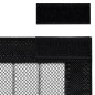 vidaXL Mosquiteras para puerta bloque magnético 2 uds negro 200x80 cm vidaXL Mosquiteras para puerta bloque magnético 2 uds negro 200x80 cm