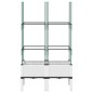 vidaXL Jardinera con enrejado PP blanco 80x40x142,5 cm vidaXL Jardinera con enrejado PP blanco 80x40x142,5 cm