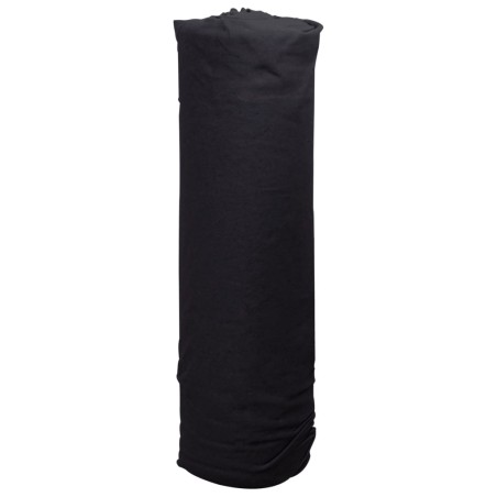 vidaXL Membrana geotextil fibra de poliéster negro 1x10 m
