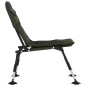 vidaXL Silla de pesca con patas para barro ajustables plegable verde vidaXL Silla de pesca con patas para barro ajustables plegable verde