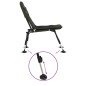 vidaXL Silla de pesca con patas para barro ajustables plegable verde vidaXL Silla de pesca con patas para barro ajustables plegable verde
