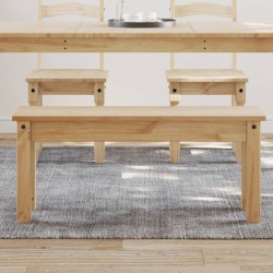 vidaXL Banco de comedor Panama madera maciza de pino 105x30x45 cm
