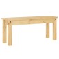 vidaXL Banco de comedor Panama madera maciza de pino 105x30x45 cm vidaXL Banco de comedor Panama madera maciza de pino 105x30x45 cm