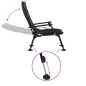 vidaXL Silla de pesca con reposabrazos plegable verde vidaXL Silla de pesca con reposabrazos plegable verde