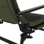 vidaXL Silla de pesca con reposabrazos plegable verde vidaXL Silla de pesca con reposabrazos plegable verde