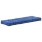 vidaXL Cojín para palés algodón azul claro 120x40x7 cm vidaXL Cojín para palés algodón azul claro 120x40x7 cm