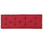 vidaXL Cojines para muebles de palés 2 unidades algodón burdeos vidaXL Cojines para muebles de palés 2 unidades algodón burdeos