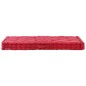 vidaXL Cojines para muebles de palés 2 unidades algodón burdeos vidaXL Cojines para muebles de palés 2 unidades algodón burdeos