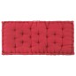 vidaXL Cojines para muebles de palés 2 unidades algodón burdeos vidaXL Cojines para muebles de palés 2 unidades algodón burdeos