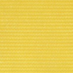 vidaXL Toldo para balcón HDPE amarillo 75x600 cm 