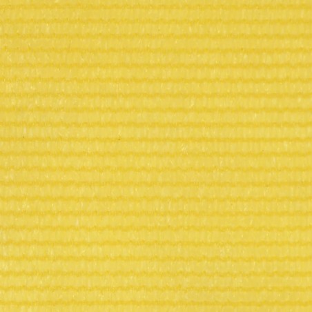 vidaXL Toldo para balcón HDPE amarillo 75x600 cm 