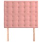 vidaXL Cabeceros 2 unidades de terciopelo rosa 80x5x78/88 cm vidaXL Cabeceros 2 unidades de terciopelo rosa 80x5x78/88 cm