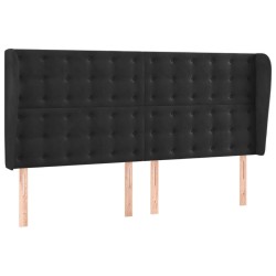 vidaXL Cabecero con orejas de terciopelo gris claro 163x23x118/128 cm